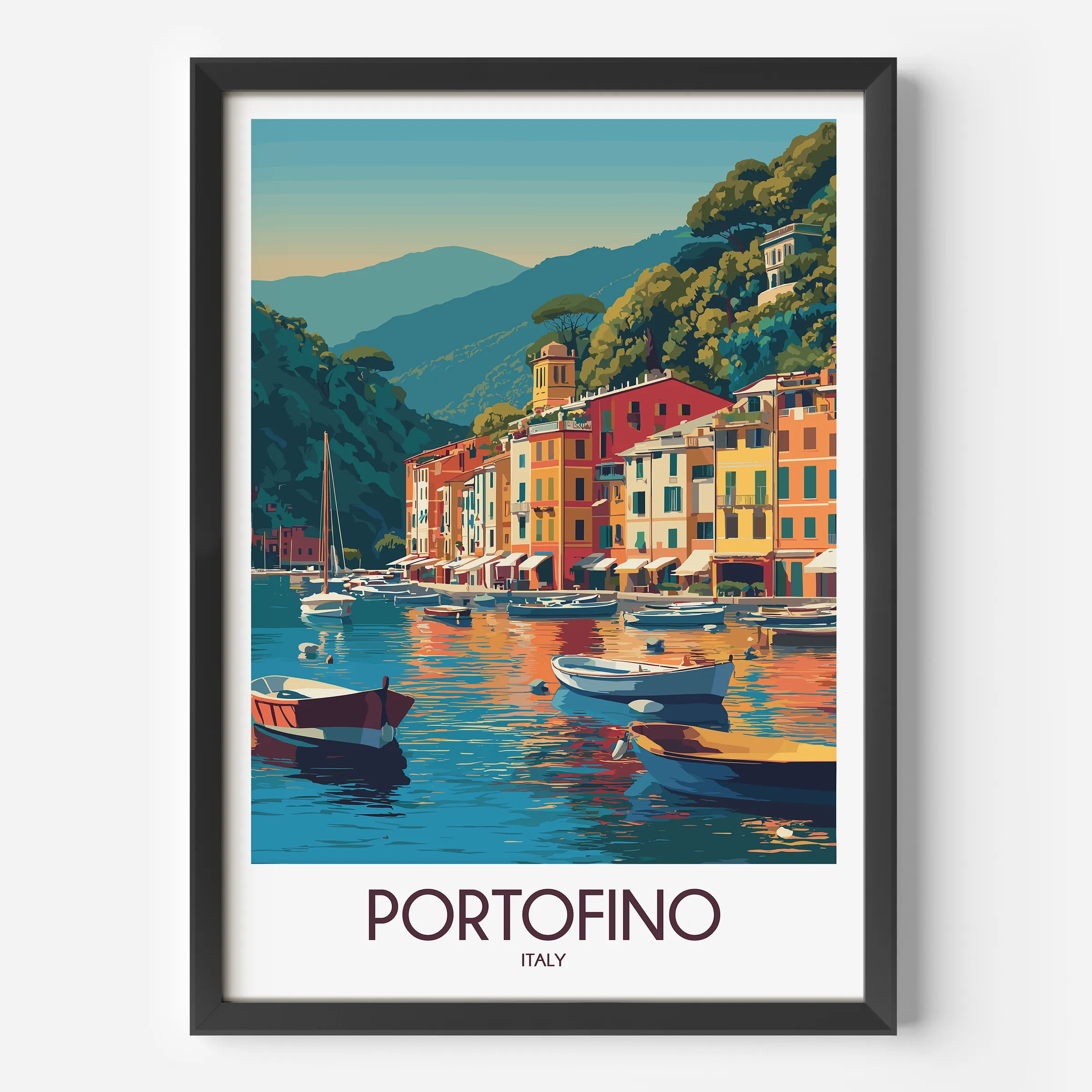 Portofino Minimalist Wall Art