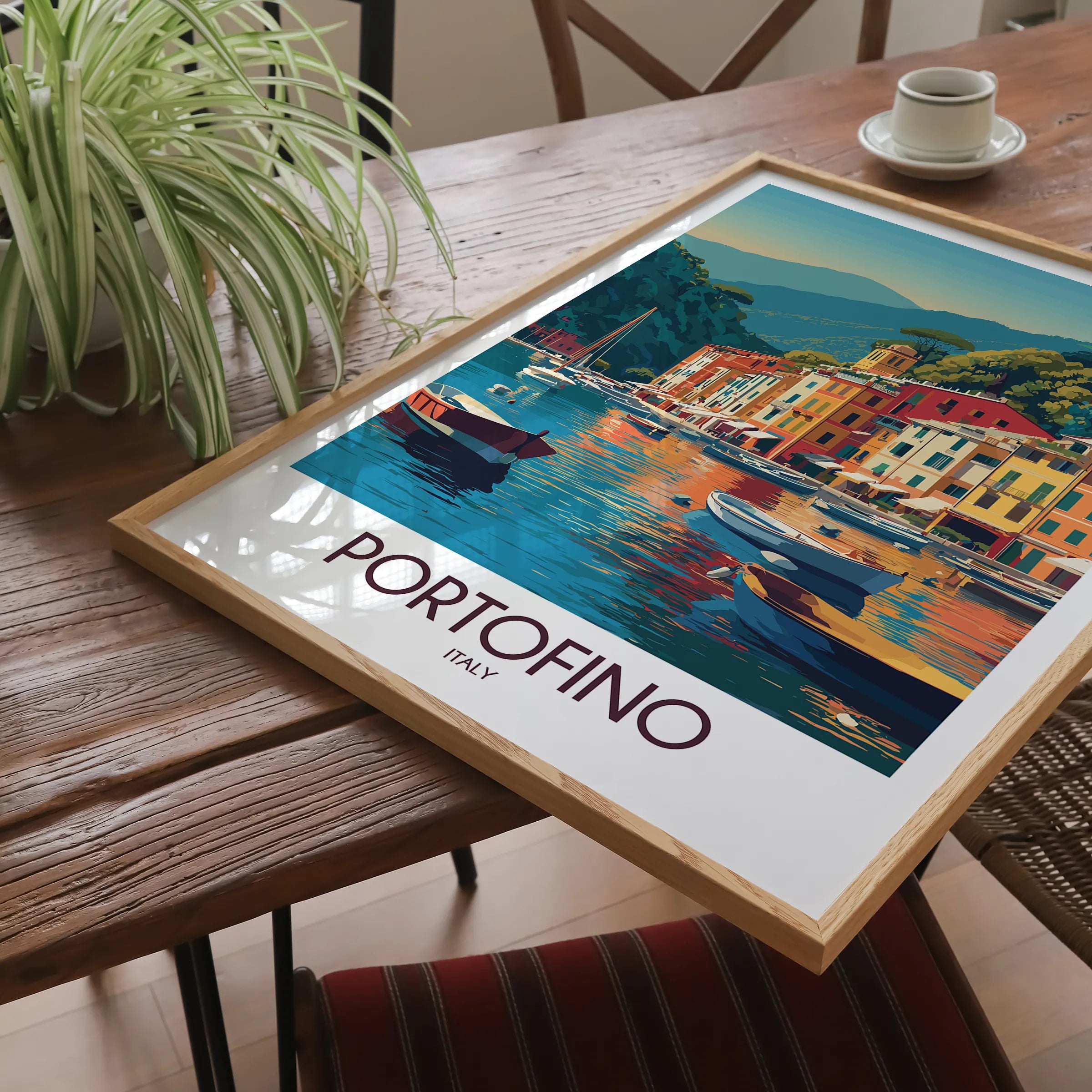 Portofino Vintage Style Print