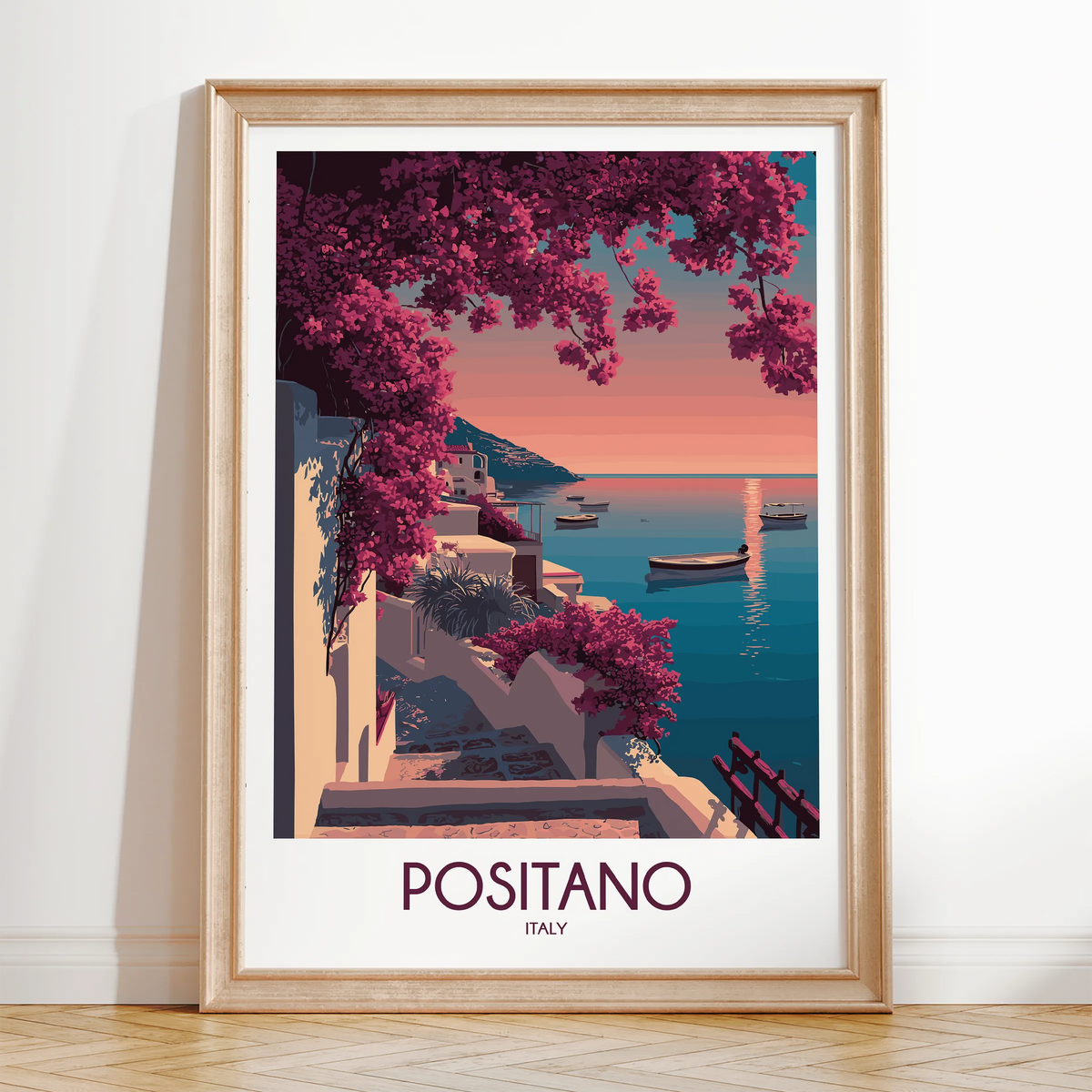 Positano Destination Art Gift