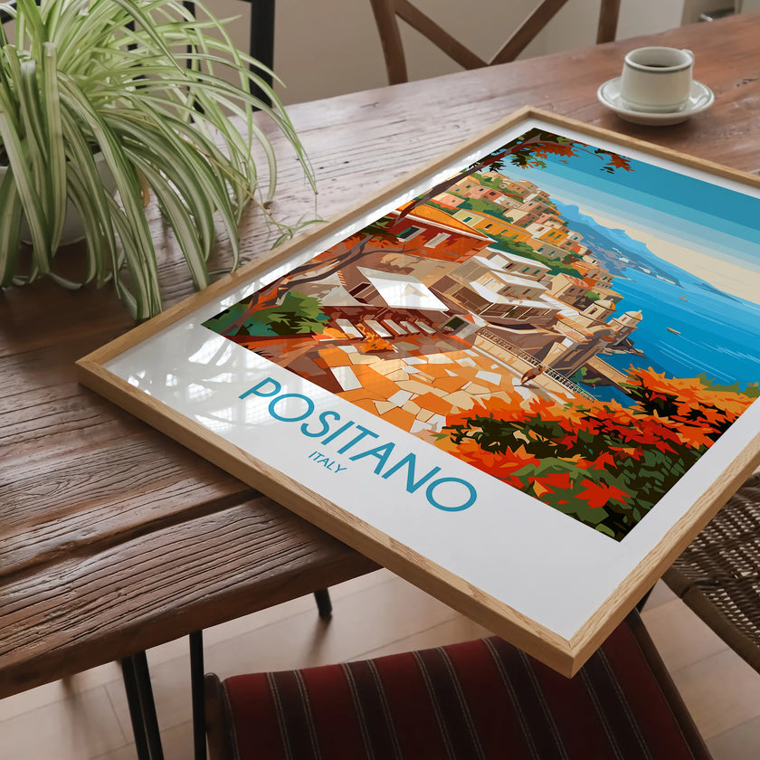 Positano Destination Art Gift