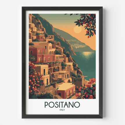 Positano Destination Art Gift