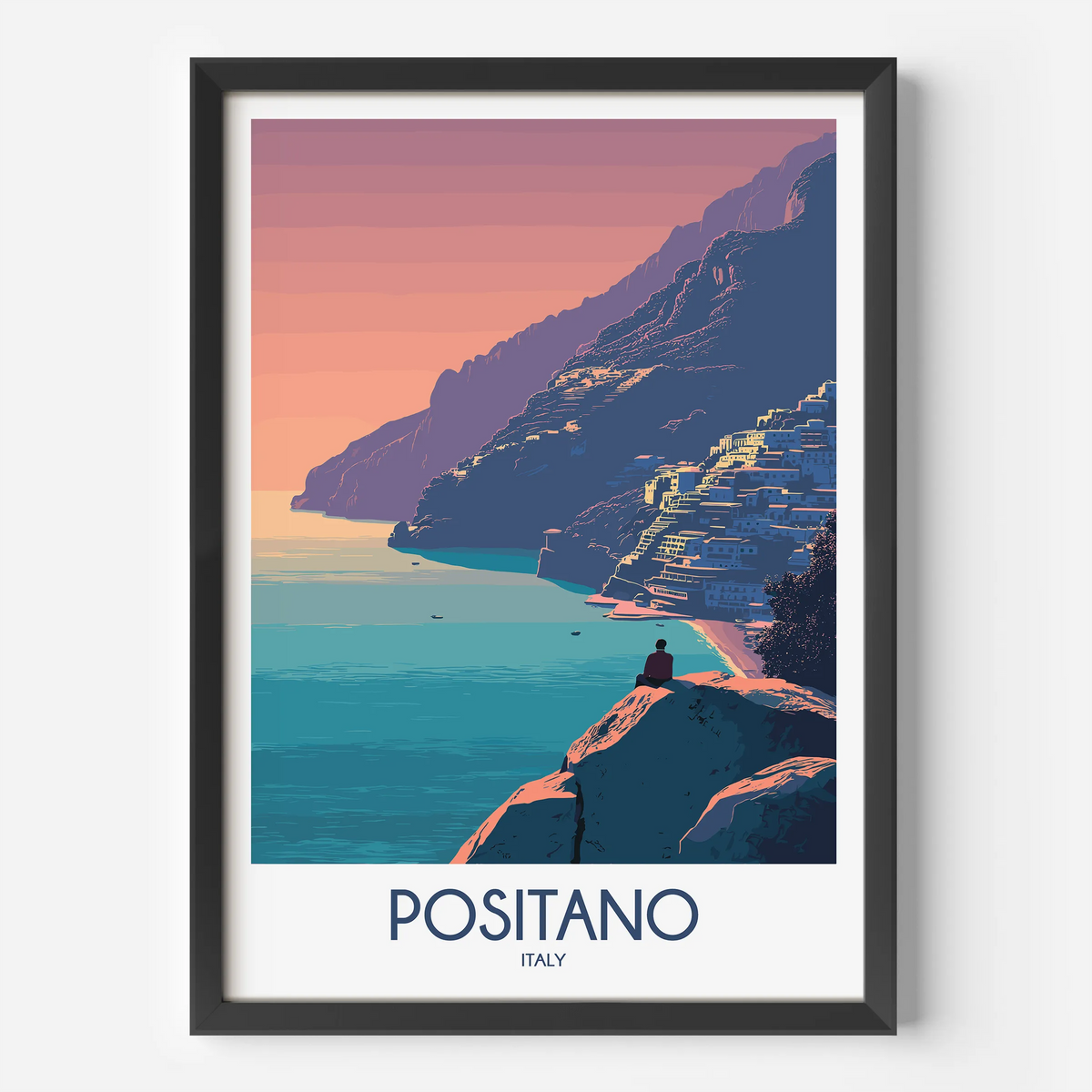 Positano Destination Art Gift