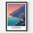 Positano Destination Art Gift