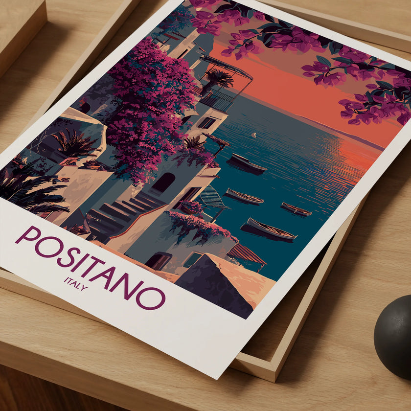 Positano Minimalist Wall Art
