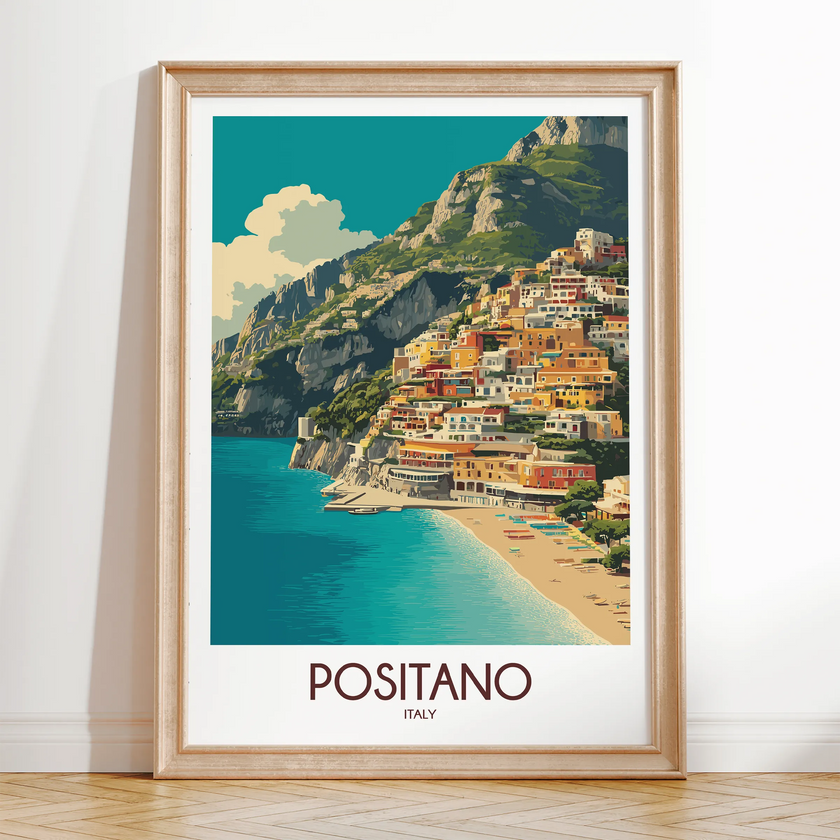Positano Minimalist Wall Art