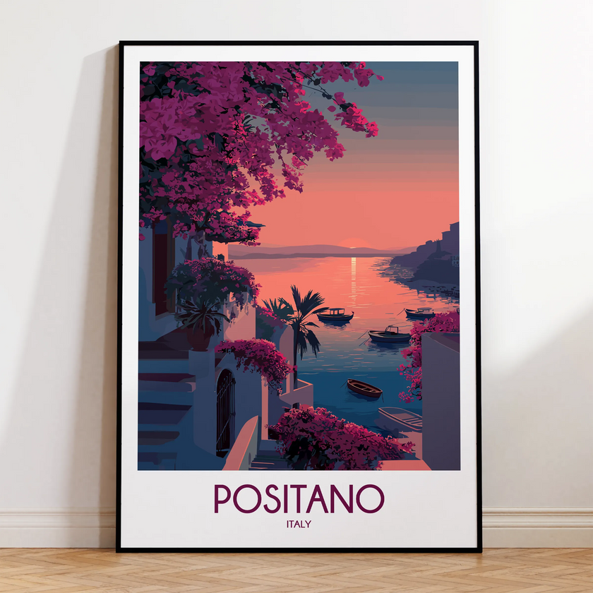 Positano Minimalist Wall Art