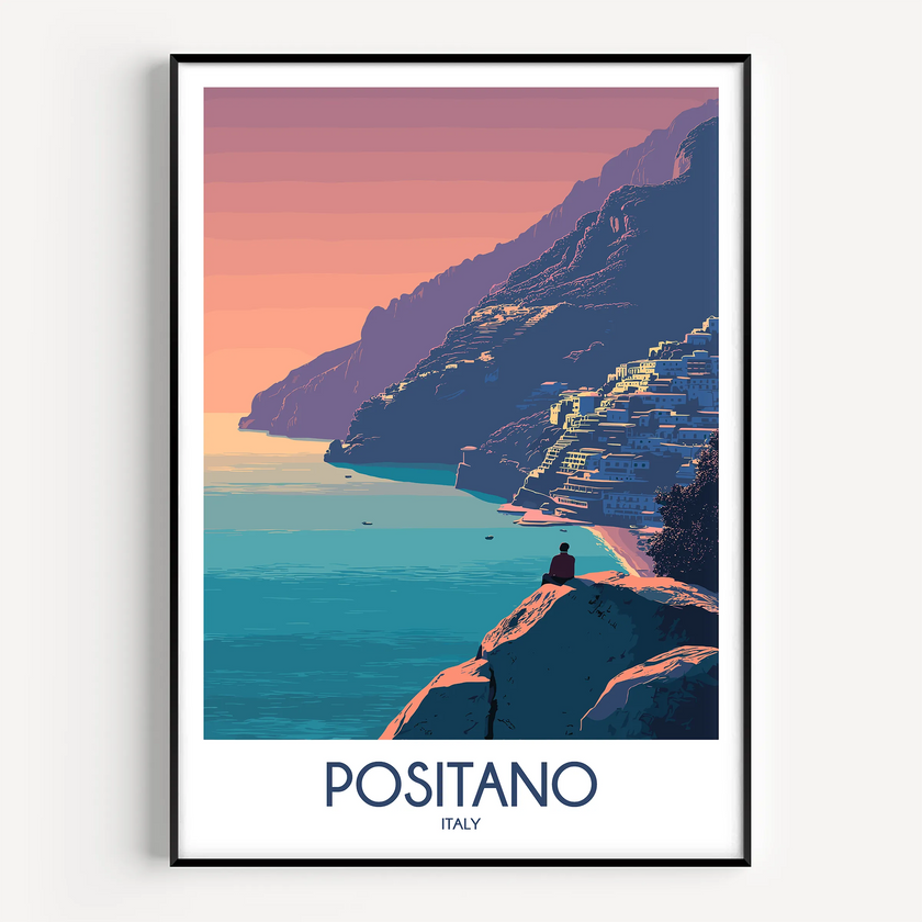 Positano Minimalist Wall Art