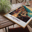Positano Modern Travel Poster