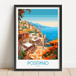 Positano Modern Travel Poster
