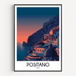 Positano Modern Travel Poster