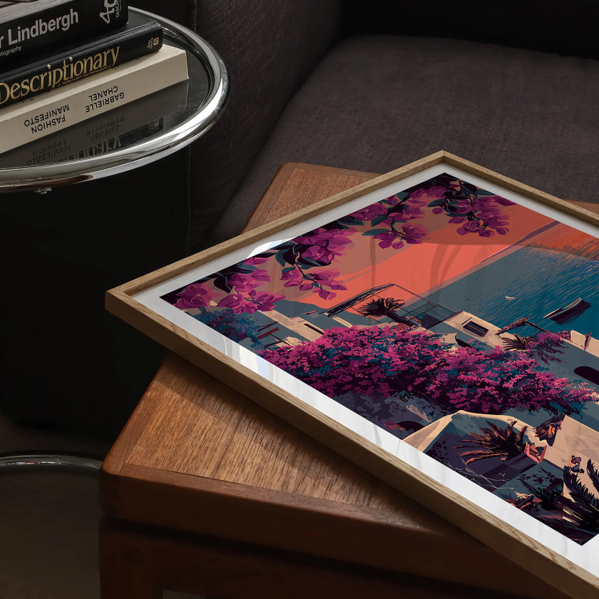 Positano Souvenir Poster Print