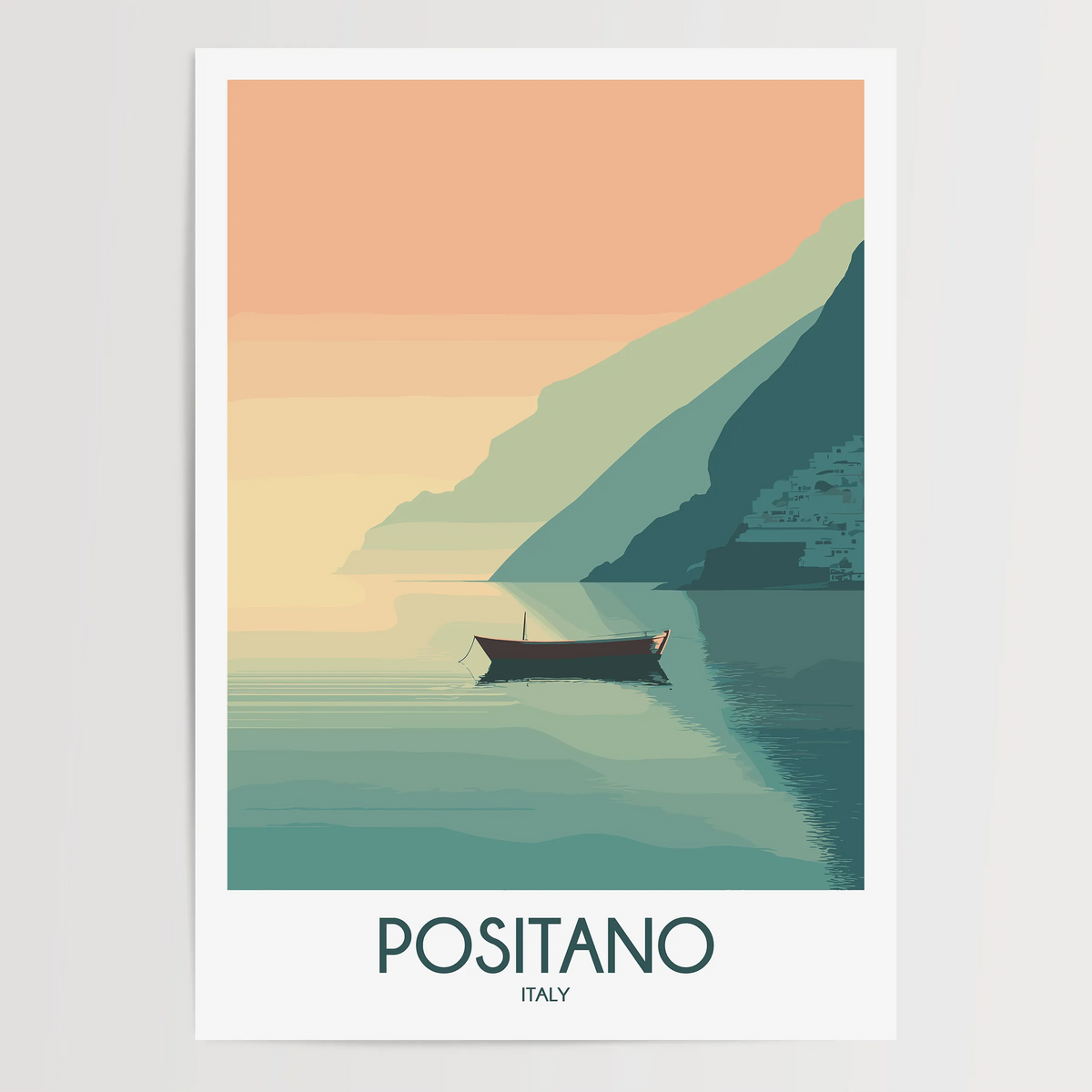 Positano Souvenir Poster Print