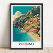 Positano Souvenir Poster Print