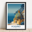 Positano Souvenir Poster Print