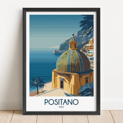 Positano Souvenir Poster Print