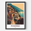 Positano Souvenir Poster Print