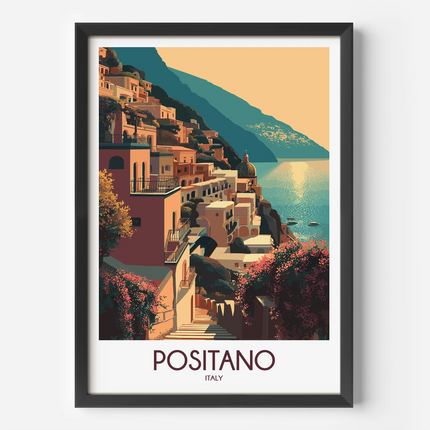 Positano Souvenir Poster Print