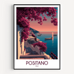 Positano Souvenir Poster Print
