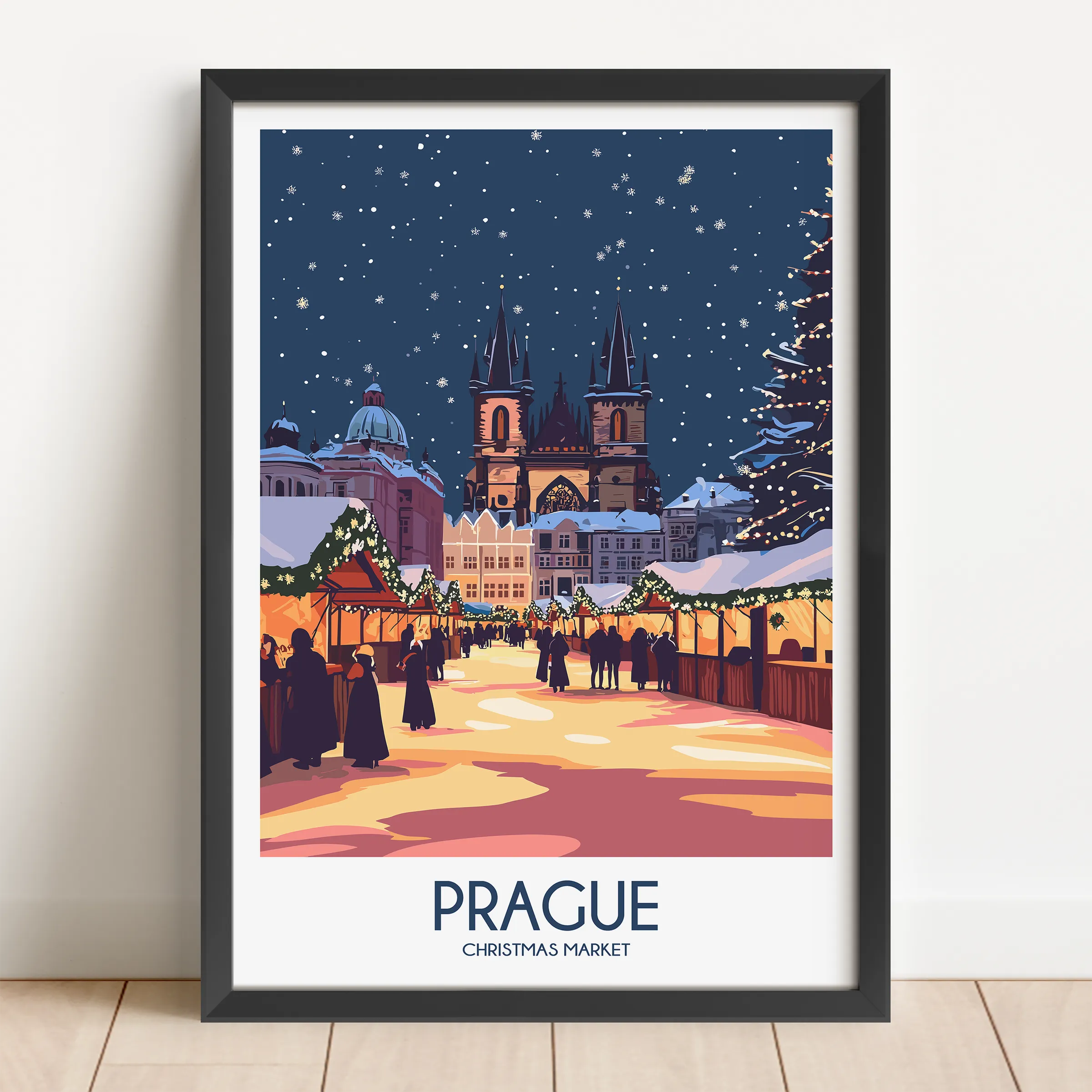 Prague Destination Art Gift