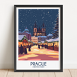 Prague Destination Art Gift