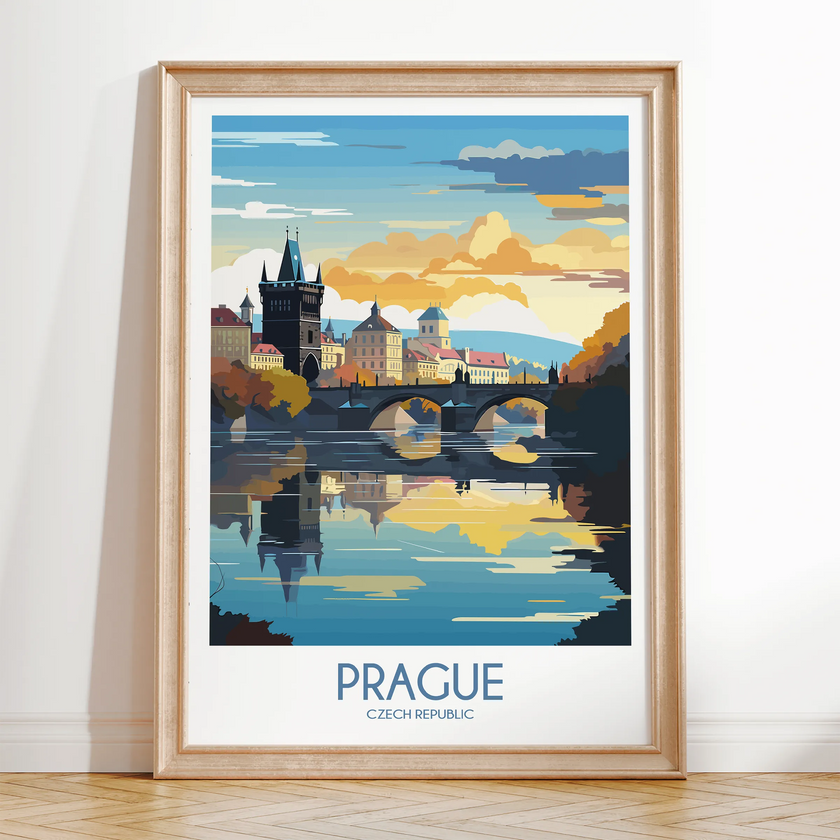 Prague Minimalist Wall Art