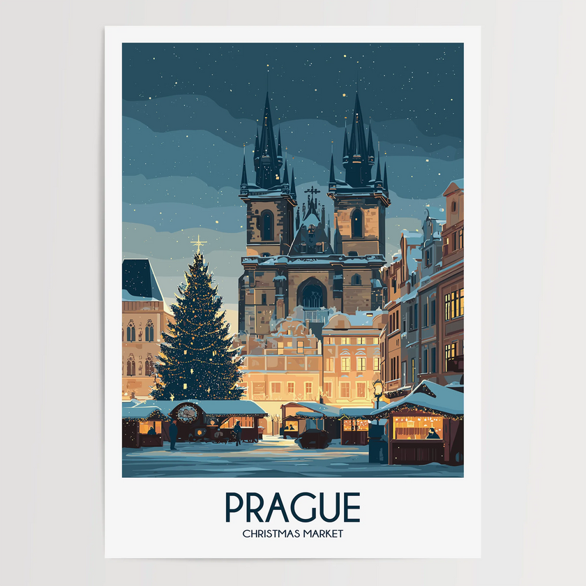 Prague Minimalist Wall Art