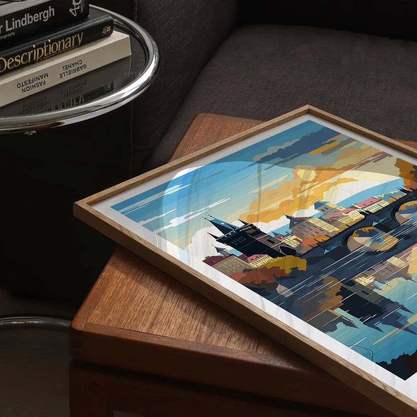 Prague Vintage Style Print