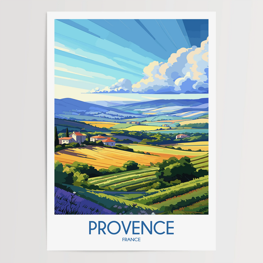 Provence Destination Art Gift