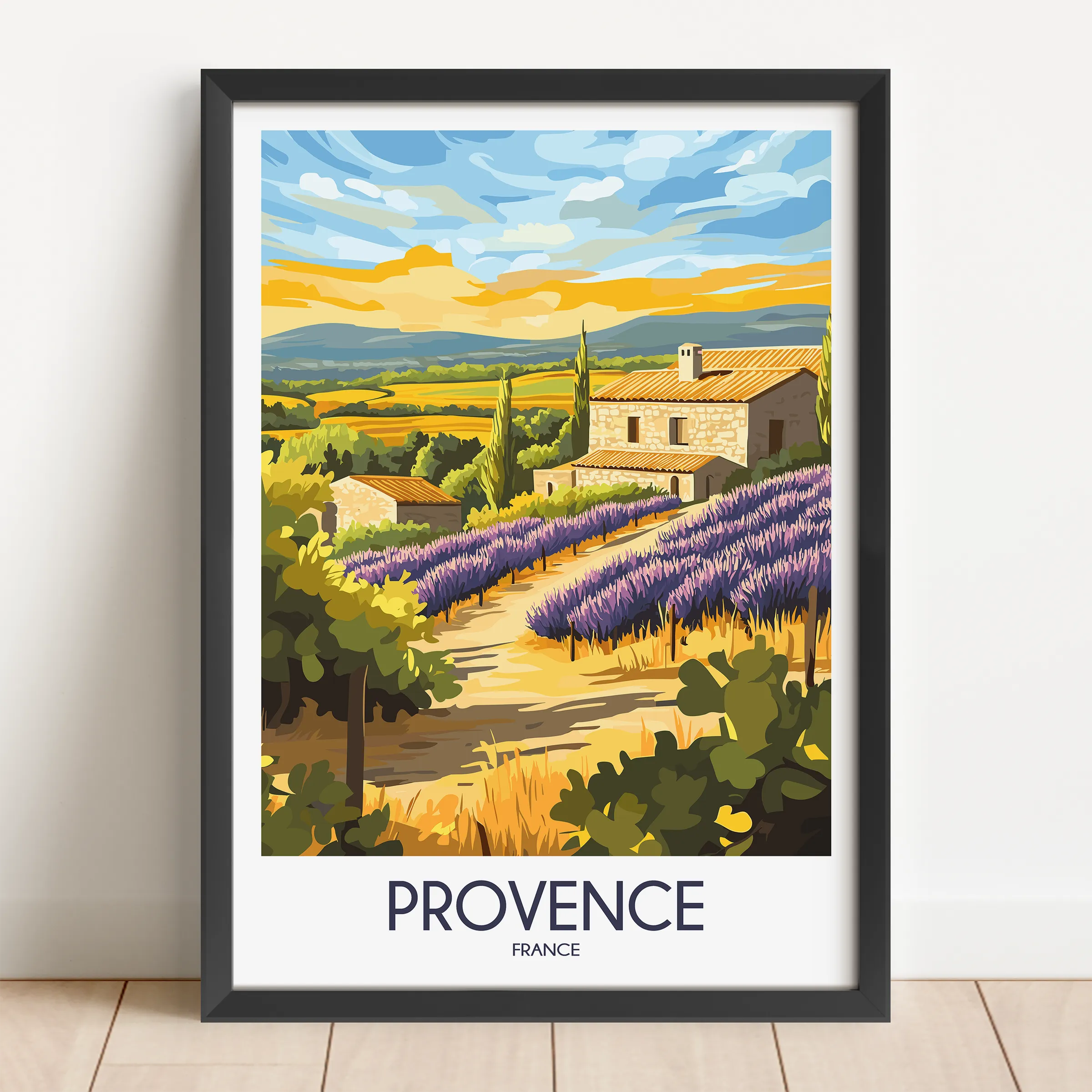 Provence Destination Art Gift