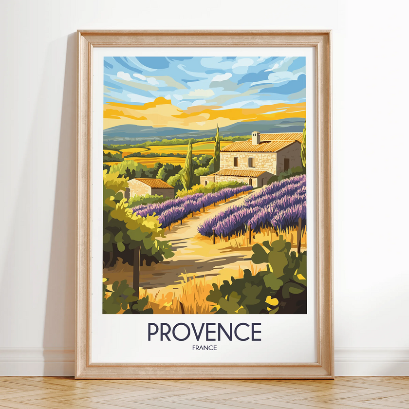 Provence Minimalist Wall Art