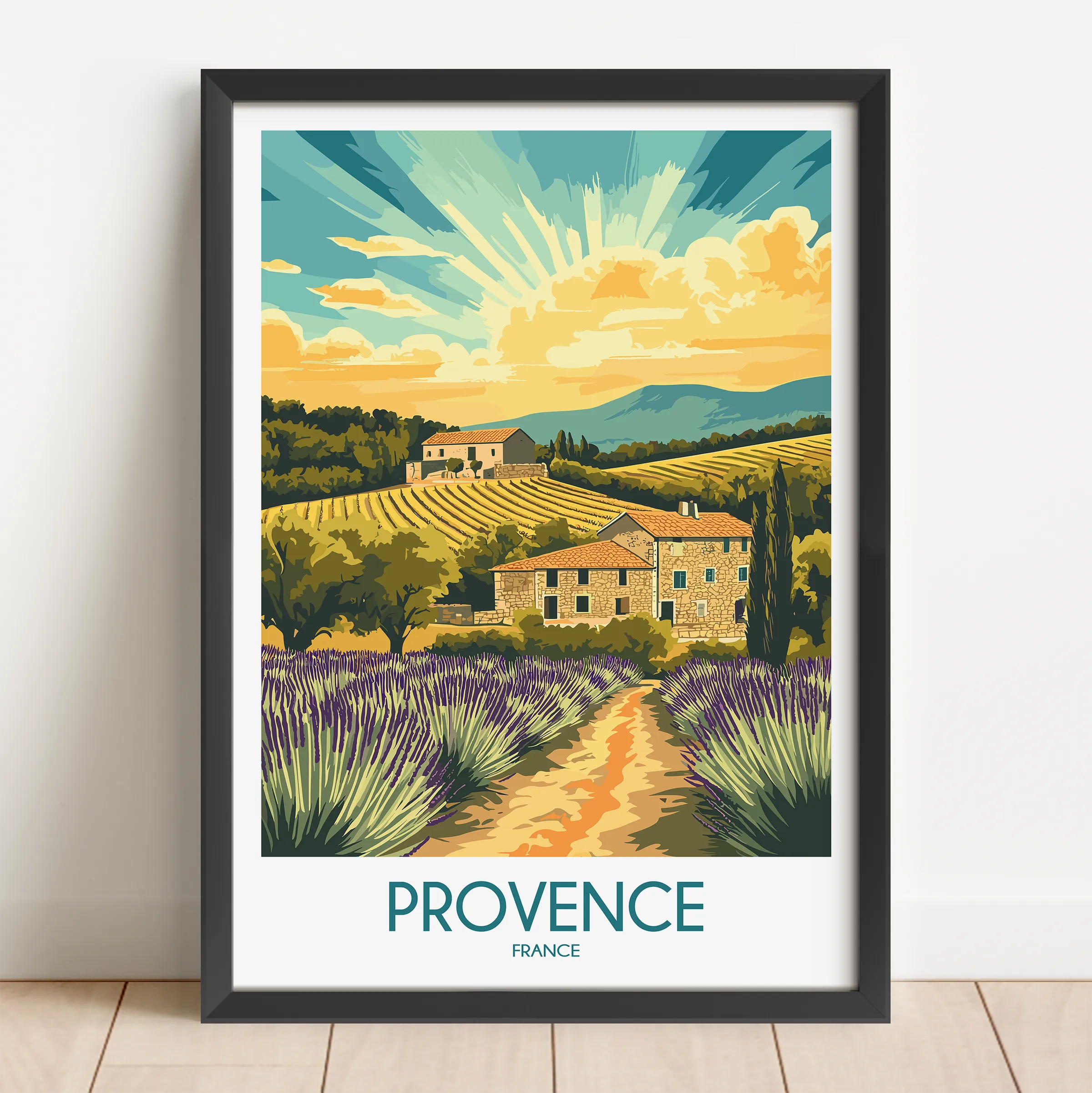 Provence Minimalist Wall Art
