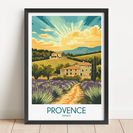 Provence Minimalist Wall Art