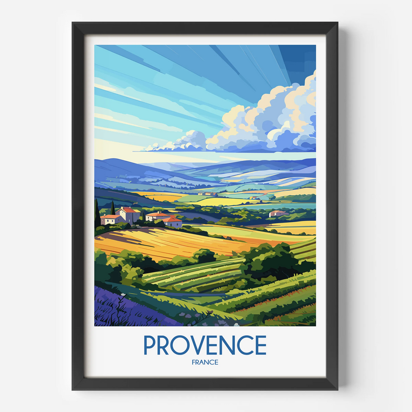 Provence Minimalist Wall Art