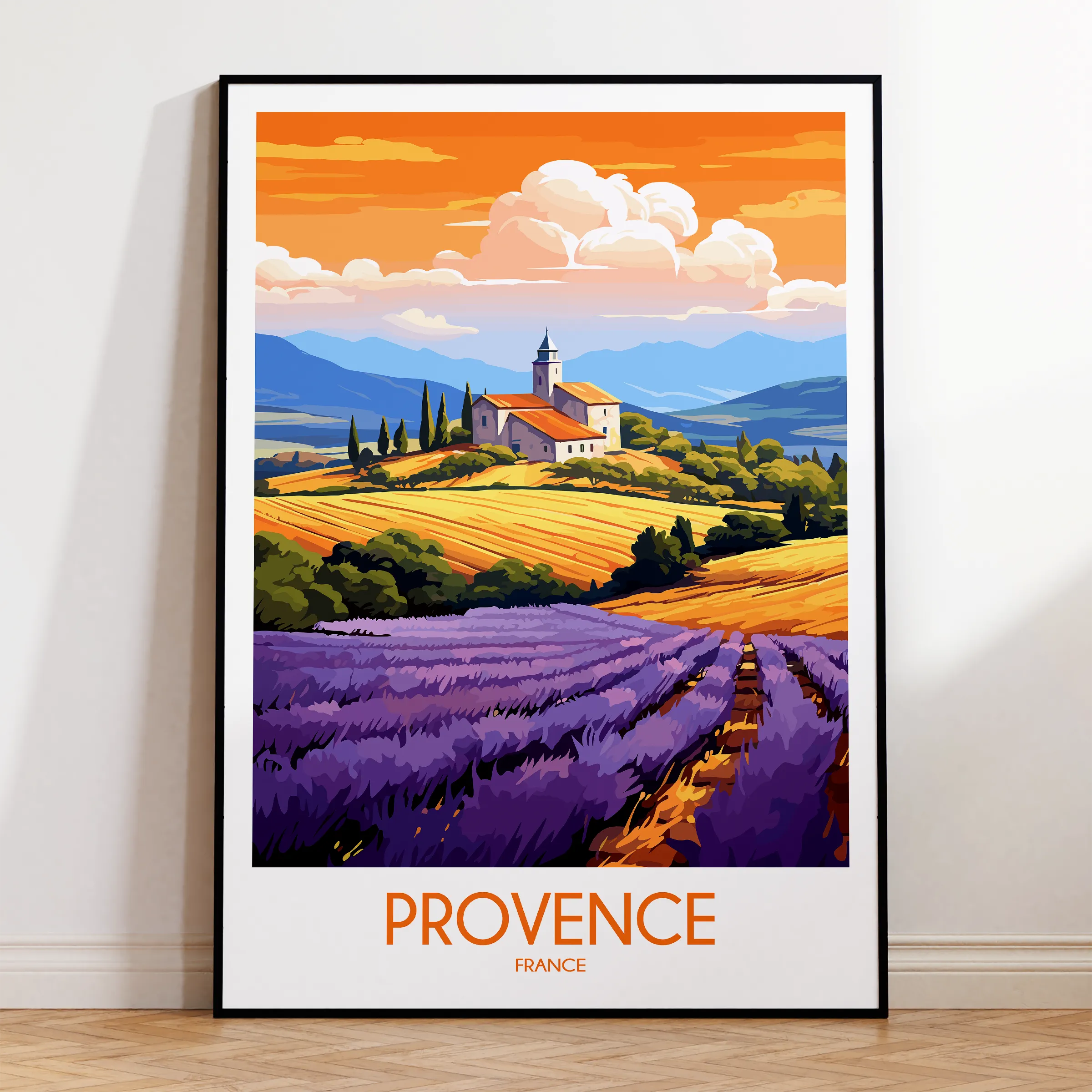 Provence Minimalist Wall Art