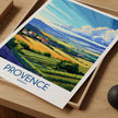 Provence Modern Travel Poster