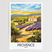 Provence Modern Travel Poster