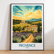 Provence Modern Travel Poster