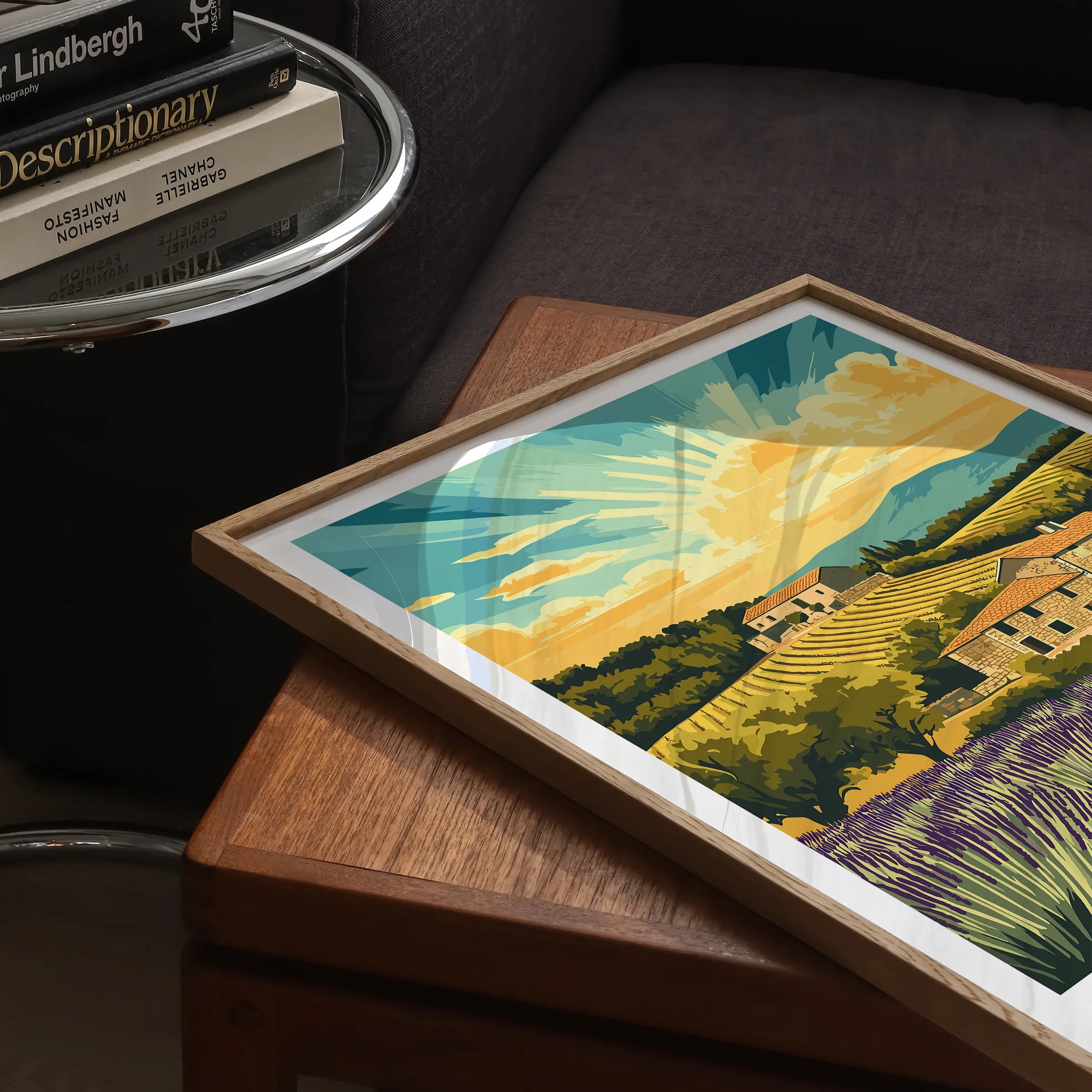 Provence Scenic Landscape Art