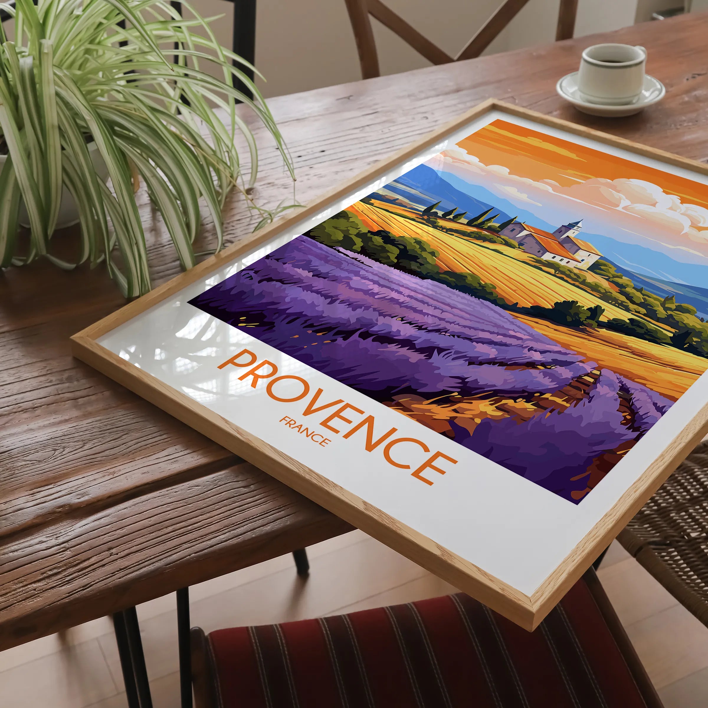 Provence Scenic Landscape Art