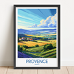 Provence Souvenir Poster Print