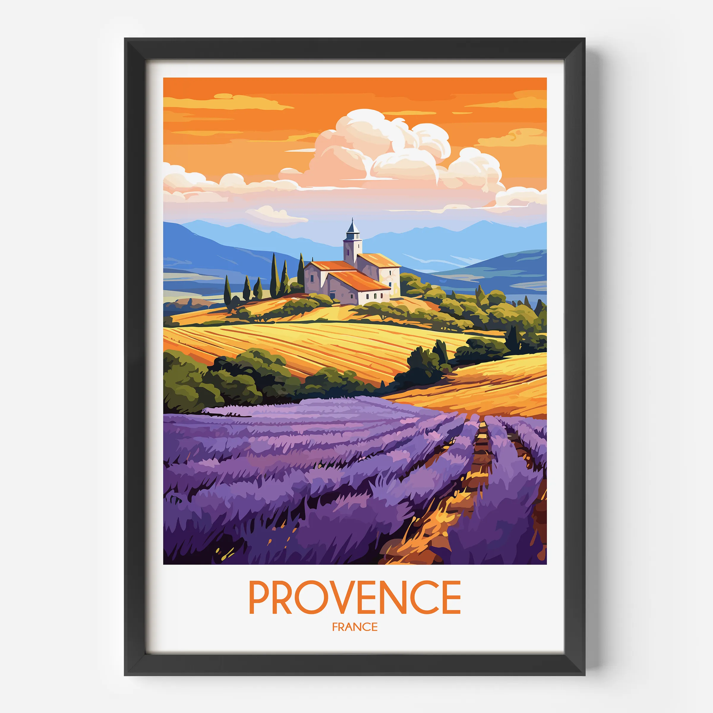 Provence Souvenir Poster Print