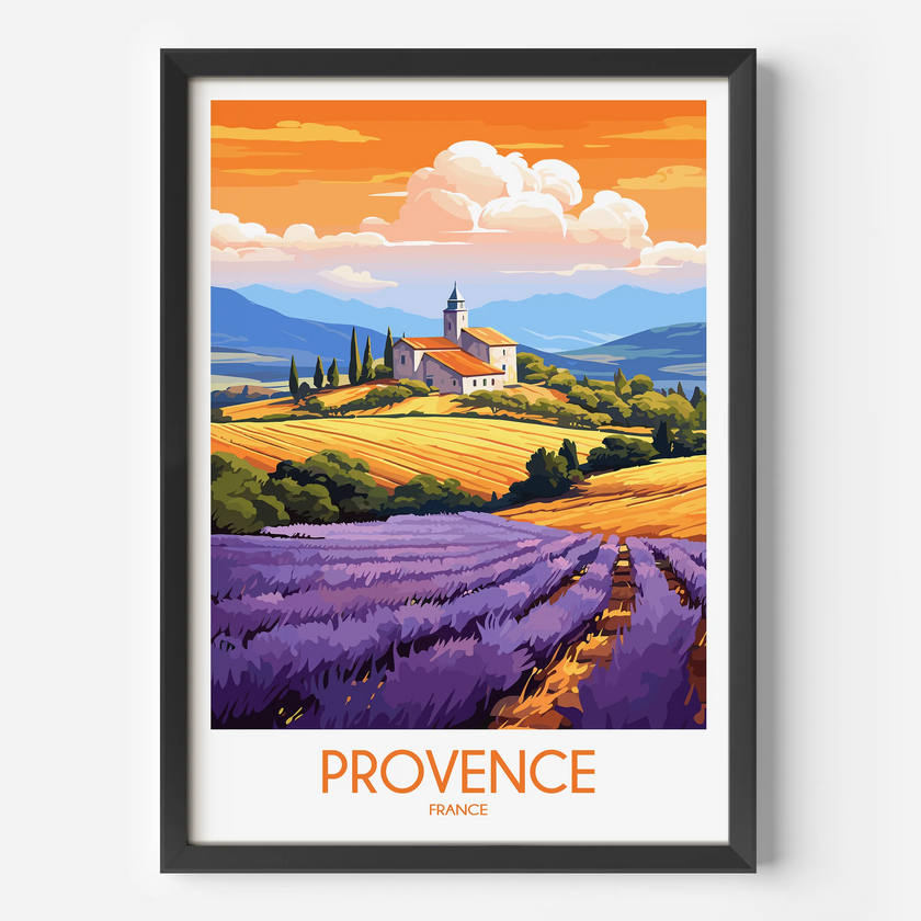 Provence Souvenir Poster Print