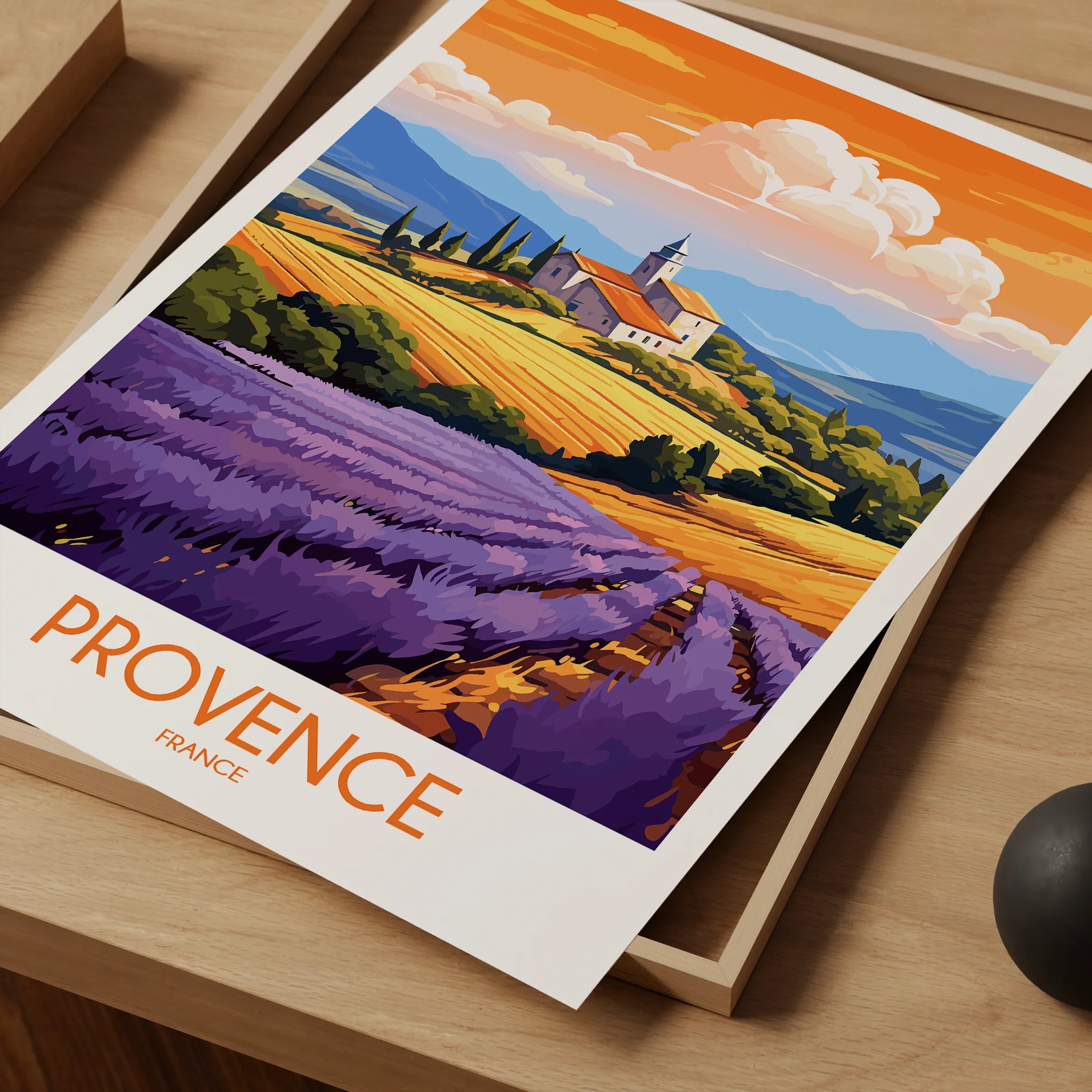 Provence Vintage Style Print