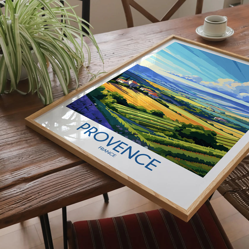 Provence Vintage Style Print