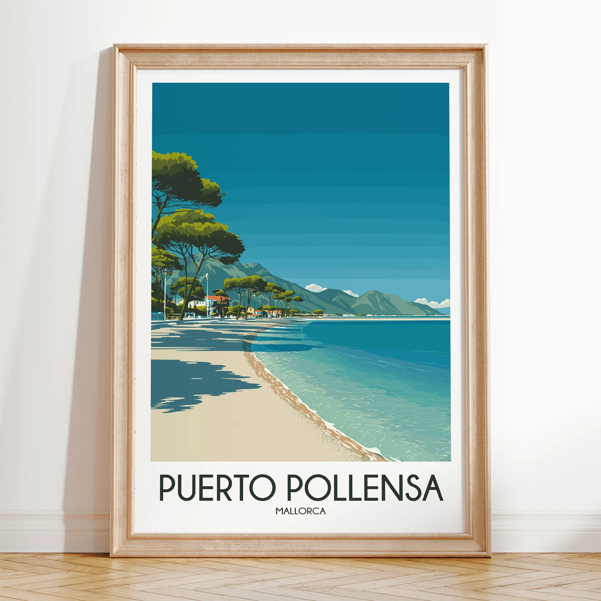 Puerto Pollensa Destination Art Gift