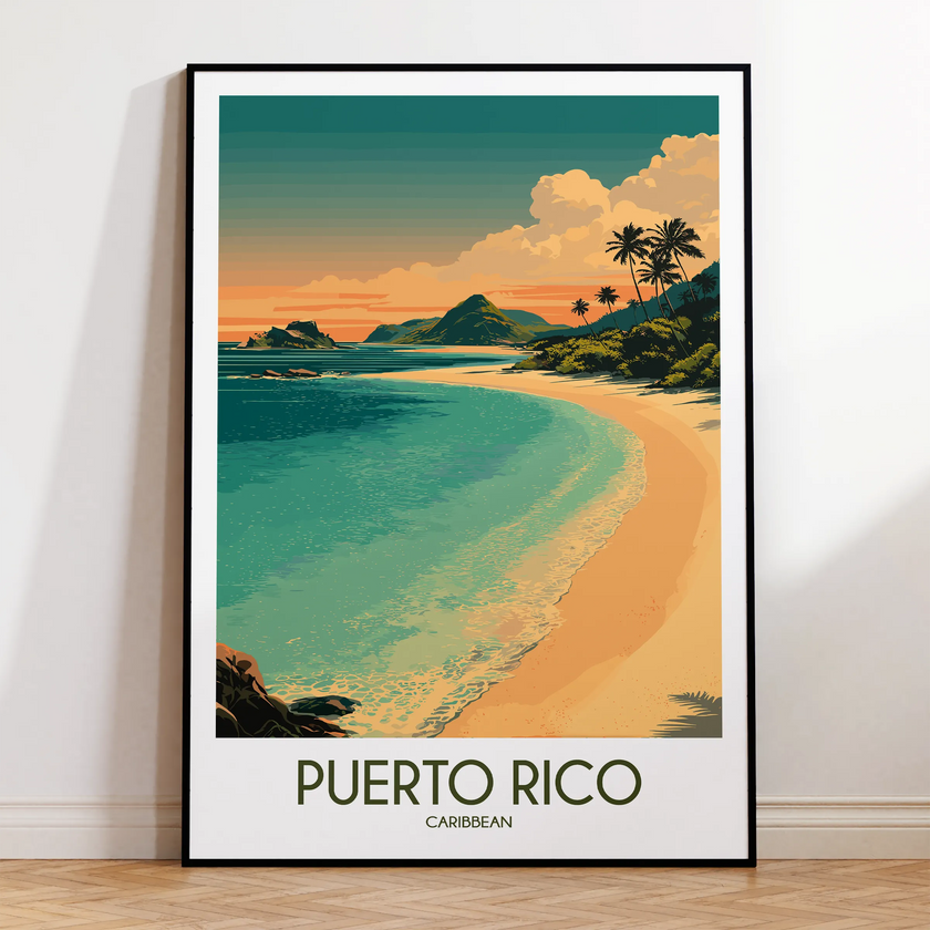 Puerto Rico Scenic Landscape Art