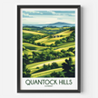 Quantock Hills Destination Art Gift
