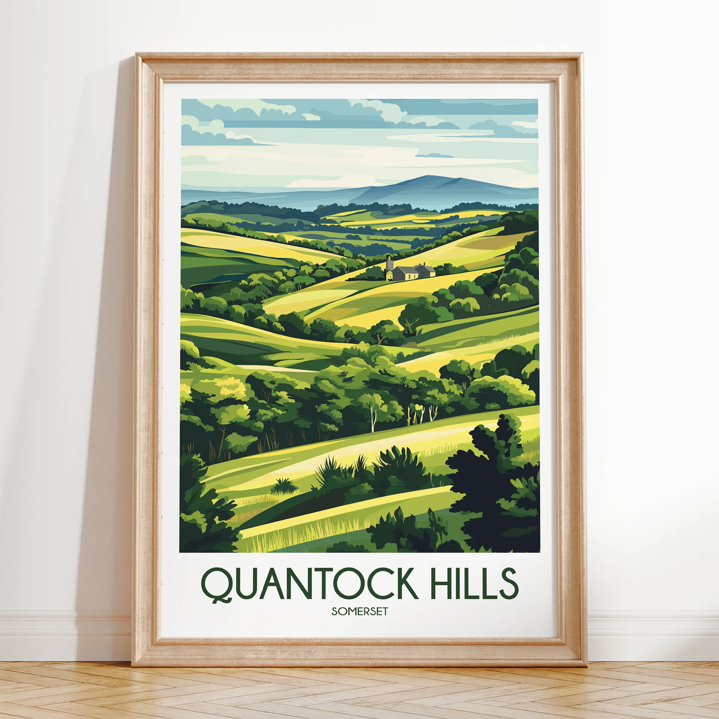 Quantock Hills Travel Memory Gift
