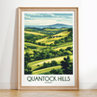Quantock Hills Travel Memory Gift