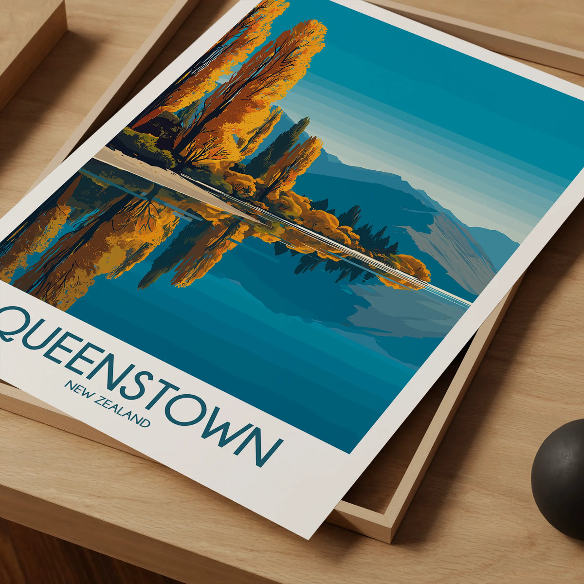 Queenstown Destination Art Gift